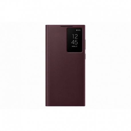 Samsung Smart Clear View Cover Galaxy S22 Ultra Burgundy