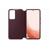 Samsung Smart Clear View Cover Galaxy S22 Burgundy