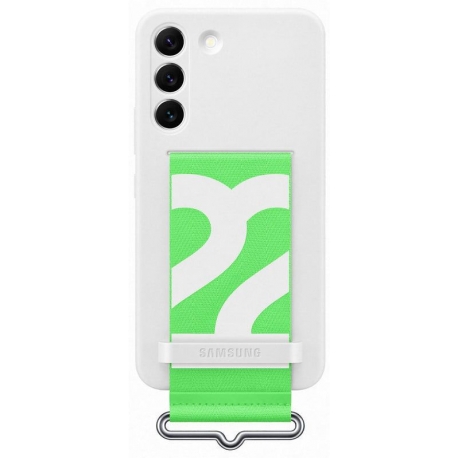 Samsung Silicone/Strap Cover Galaxy S22 White