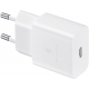 Samsung Fast Travel Charger 15W Type C White / No Cable