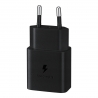 Samsung Fast Travel Charger 15W + Cable Type C To Type C Black