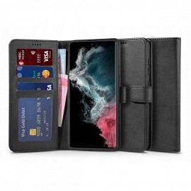 Tech-Protect Wallet Case Samsung Galaxy S22 Ultra - Black