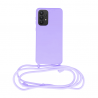 Vivid Silicone Case Lace Samsung Galaxy A33 5G Lilac