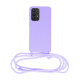 Vivid Silicone Case Lace Samsung Galaxy A33 5G Lilac