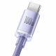 Baseus Crystal Shine 100W USB to USB-C, 1.2m - Purple (CAJY000405)