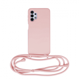 Vivid Silicone Case Lace Samsung Galaxy A32 5G Nude