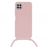 Vivid Silicone Case Lace Samsung Galaxy A22 5G Nude