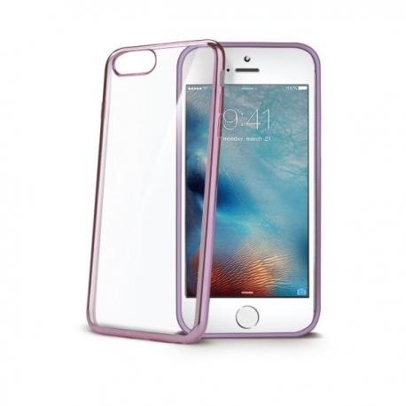 Celly Cover Case Laser iPhone 7/8 Plus Rose Gold