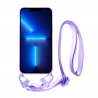 Vivid Silicone Case Strap Apple iPhone 13 Pro Max Lilac