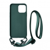Vivid Silicone Case Strap Apple iPhone 13 Pro Pine Green