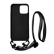 Vivid Silicone Case Strap Apple iPhone 13 Pro Black