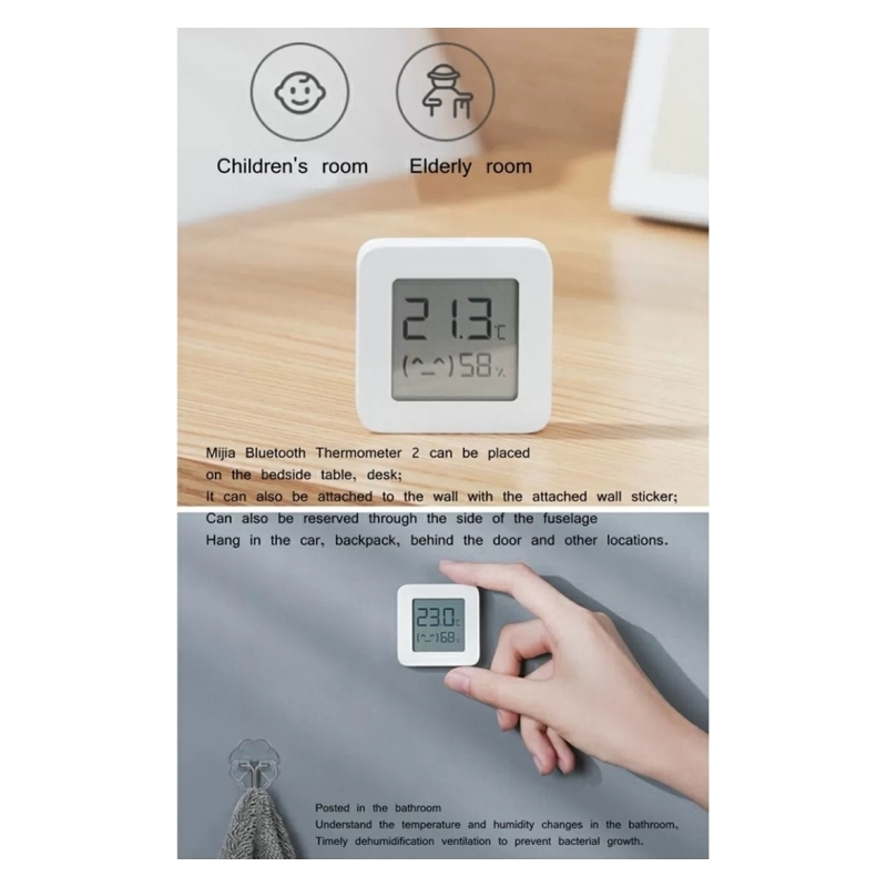Xiaomi Mi Temperature and Humidity Monitor 2 White (NUN4126GL