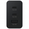 Samsung Fast Travel Charger 65W 2xType C & USB Black / No Cable