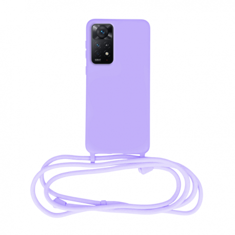 Vivid Silicone Case Lace Redmi Note 11 Pro 5G Lilac