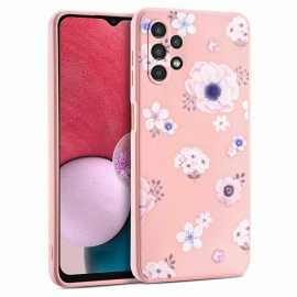 Tech-Protect TPU Case Samsung Galaxy A13 4G - Floral Pink