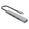 ORICO USB Type-C hub AH-13, 4x USB ports - Grey