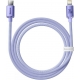 Baseus Crystal Shine Series Cable Type-C to Lightning 20W 1.2m Lilac