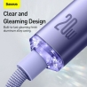 Baseus Crystal Shine Series Cable Type-C to Lightning 20W 1.2m Lilac