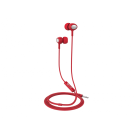 Celly Up 500 Stereo Earphone 3.5mm Round Cable Red