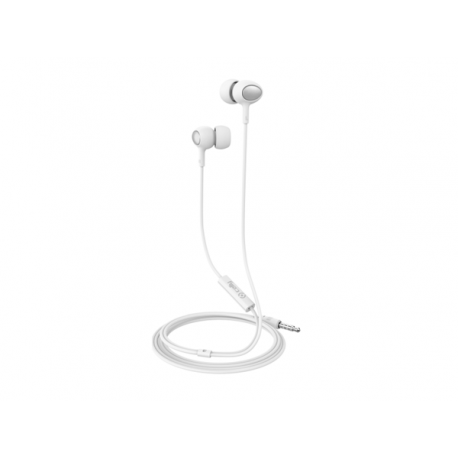 Celly Up 500 Stereo Earphone 3.5mm Round Cable White