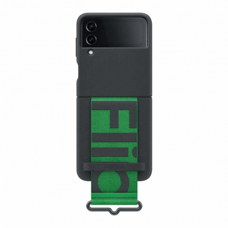 Samsung Silicone/Strap Cover Galaxy Z Flip4 Black