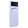 Samsung Leather Flap Cover Galaxy Z Flip4 Serenity Purple