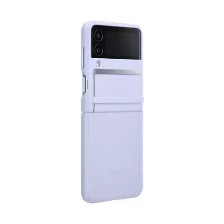 Samsung Leather Flap Cover Galaxy Z Flip4 Serenity Purple