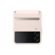 Samsung Leather Flap Cover Galaxy Z Flip4 Peach