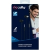 Celly Up 500 Stereo Earphone 3.5mm Round Cable Black