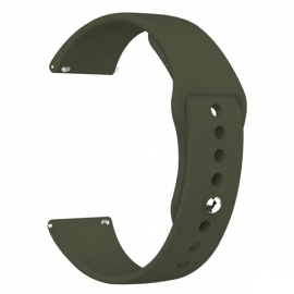 Vivid Universal Watch Strap Silicone 22mm Olive Green