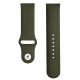 Vivid Universal Watch Strap Silicone 22mm Olive Green