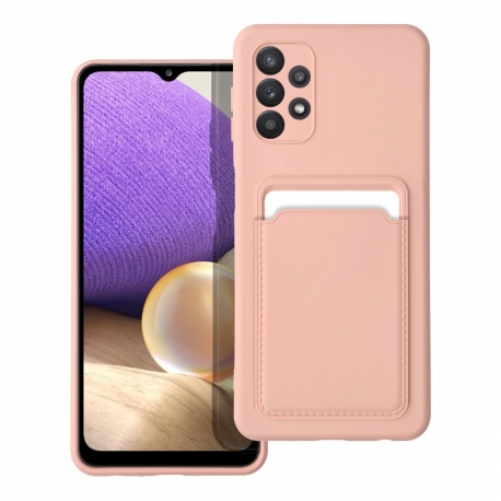Forcell Card Back Cover Samsung Galaxy A32 5G - Pink