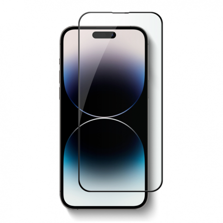 Vivid Full Face Tempered Glass Apple iPhone 14 Pro Max Black