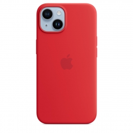 Apple Silicone Case iPhone 14 with MagSafe (PRODUCT)RED