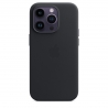 Apple Leather Case iPhone 14 Pro with MagSafe Midnight