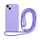 Vivid Silicone Cover Lace Apple iPhone 14 Lilac