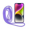 Vivid Silicone Cover Lace Apple iPhone 14 Lilac