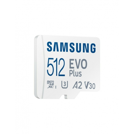 Samsung Evo Plus (2021) microSDXC 512GB Class 10 U3 V30 A2 UHS-I