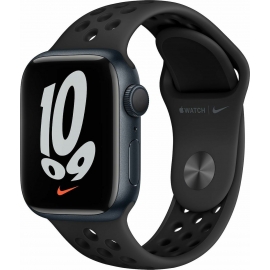 Apple Watch Nike Series 7 GPS 41mm Midnight Aluminium Case with Anthracite/Black Nike Sport Band