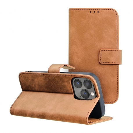 Forcell Tender Book Case iPhone 14 Pro Max - Brown