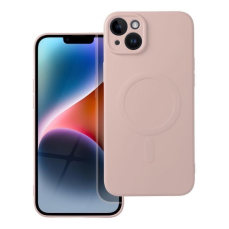 Silicone Mag Cover case iPhone 14 Plus - Pink