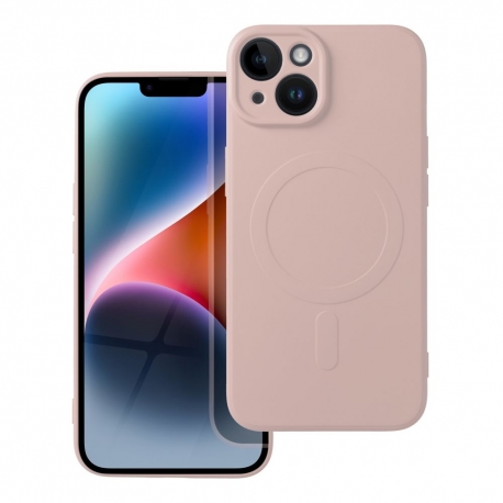 Silicone Mag Cover case iPhone 14 - Pink