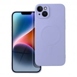 Silicone Mag Cover case iPhone 14 Plus - Purple