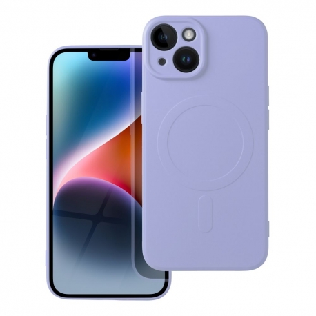 Silicone Mag Cover case iPhone 14 - Purple