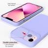 Slide Silicone Case iphone 14 - Lavender