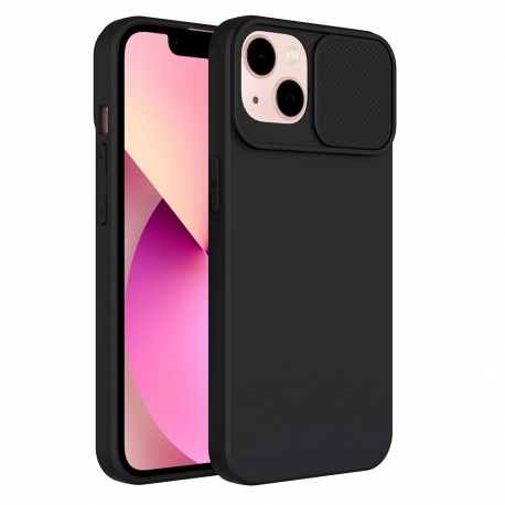 Slide Silicone Case iphone 14 - Black