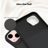 Slide Silicone Case iphone 14 - Black
