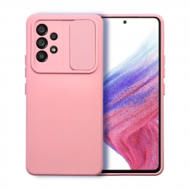 Slide Silicone Case Samsung Galaxy A13 5G / A04S - Light Pink
