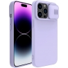 Slide Silicone Case iphone 14 Pro Max - Lavender