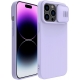 Slide Silicone Case iphone 14 Pro Max - Lavender